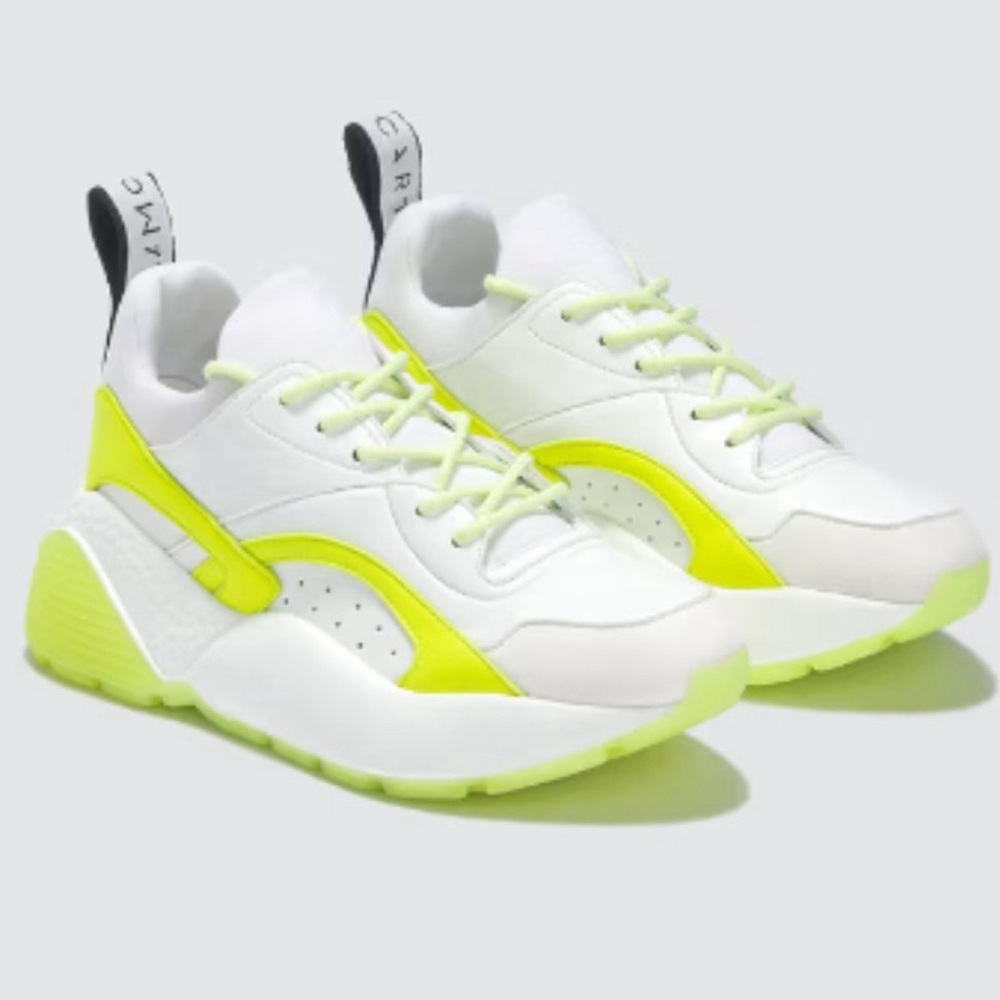Stella McCartney Training Tennis Shoes White/Neon